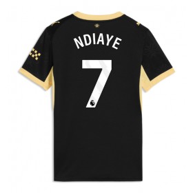 Dámské fotbalový oblečení Manchester City Iliman Ndiaye #7 Venkovní košile 2026-27 Krátkým Rukávem